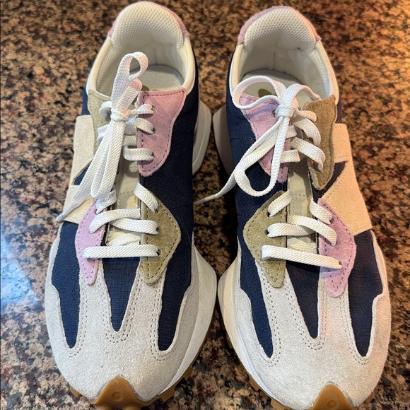 New Balance 327 Natural Indigo And Raw Amethyst Women’s Sneakers Size 8 New - Picture 4 of 7